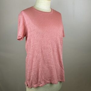 ATM Anthony Thomas Melillo Tee Short Sleeve Cotton Slub Knit Juneberry XL NWT